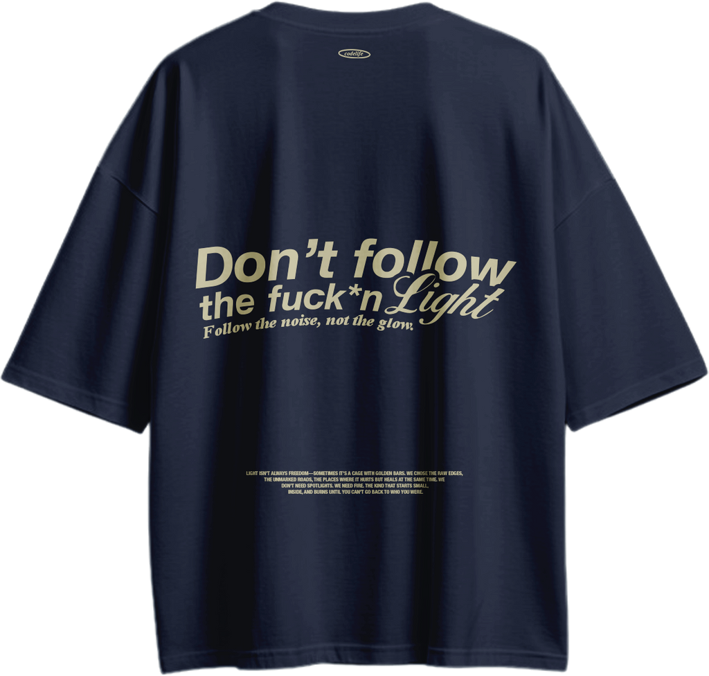 REMERA OVERSIZE AZUL CIAN