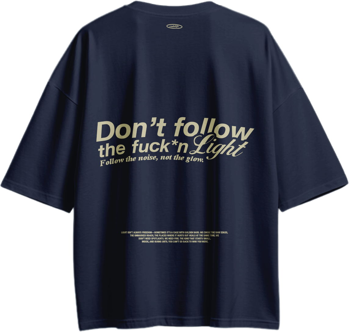 REMERA OVERSIZE AZUL CIAN