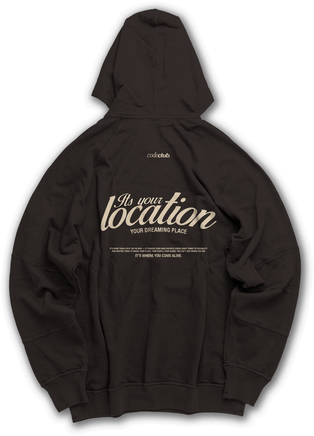 HOODIE LOCATION - MARRON