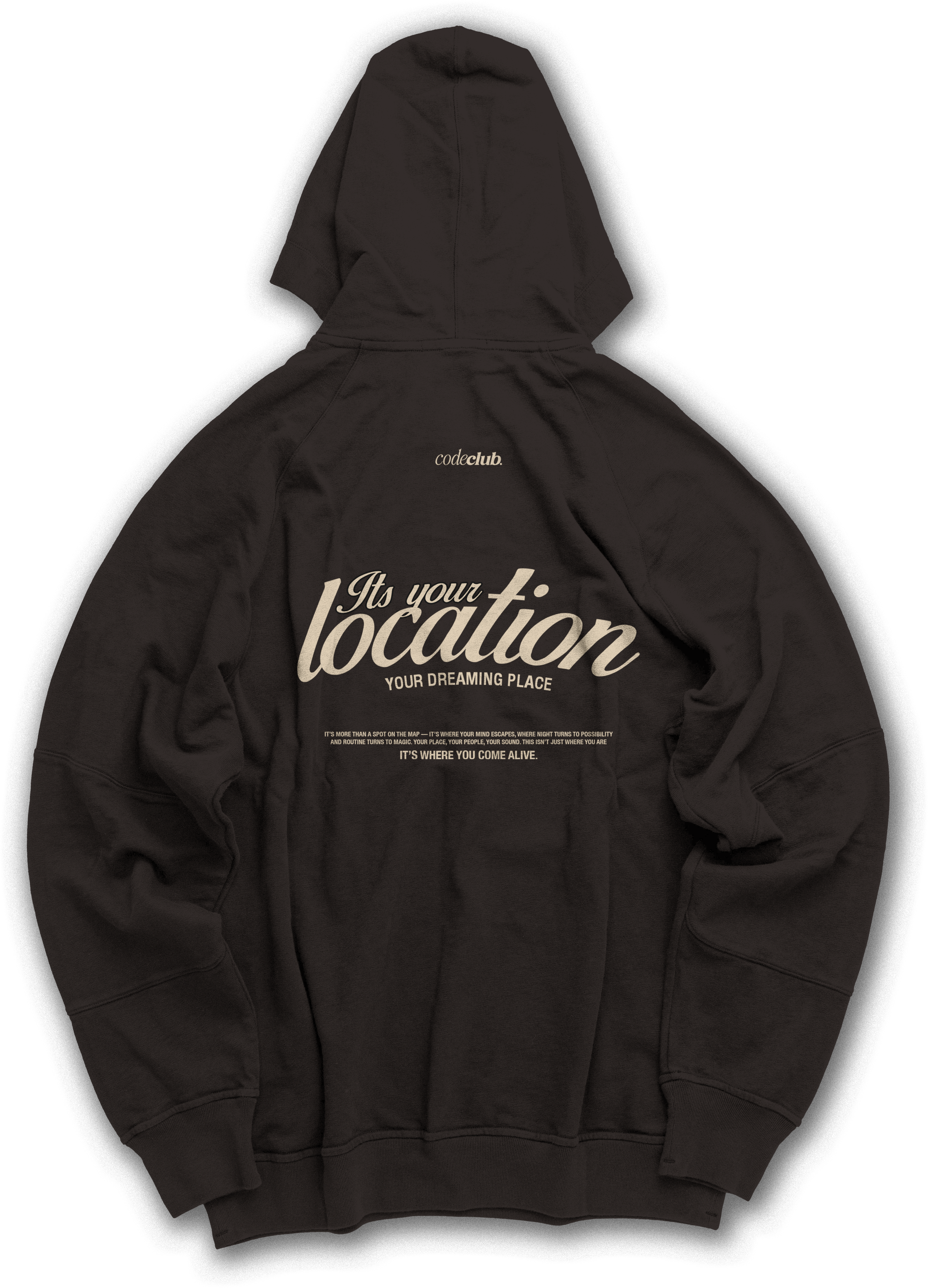 HOODIE LOCATION - MARRON